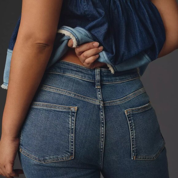 Anthropologie | Yaya Mid-Rise Crop Jeans by Pilcro | 26W -- NWT - Picture 3 of 9